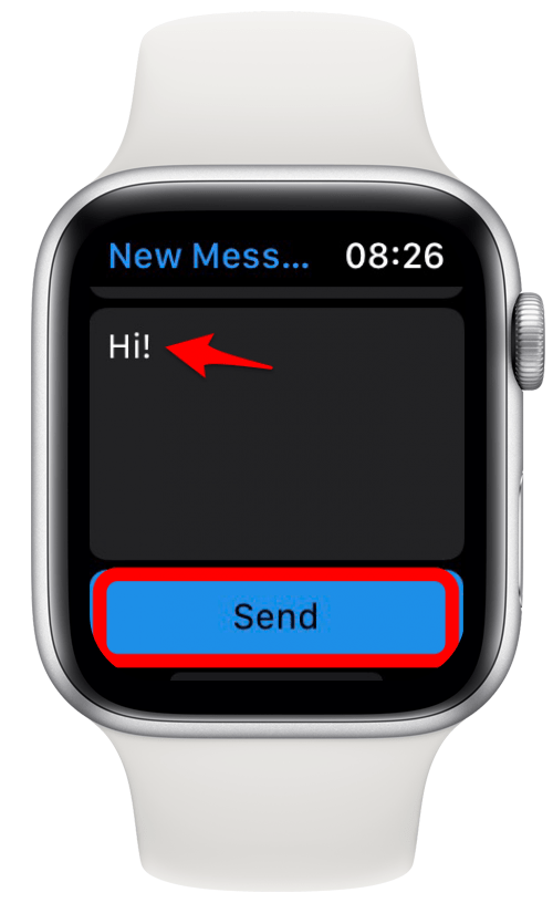 Apple watch best sale reply to text