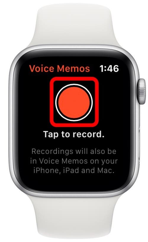 Voice notes sales apple watch