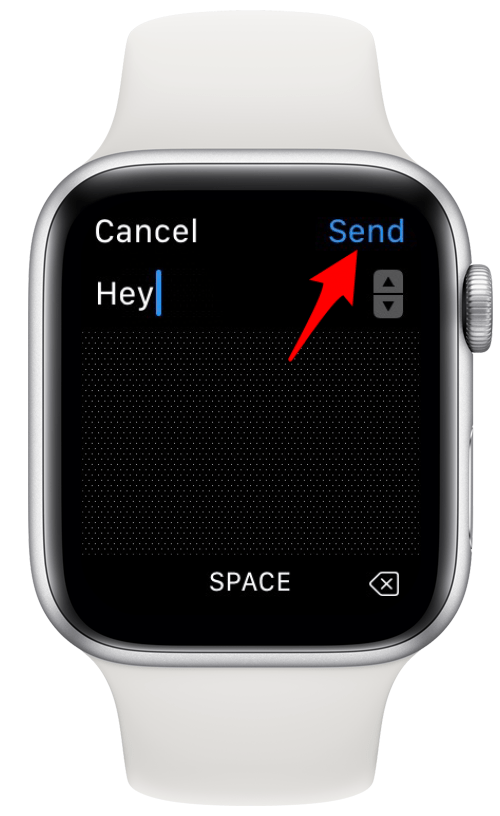How to text best sale on apple watch 4