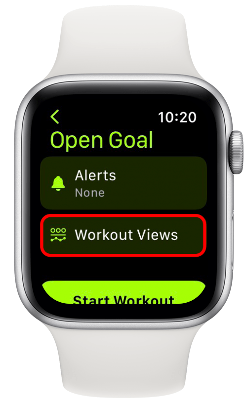 What does open goal mean on apple watch new arrivals