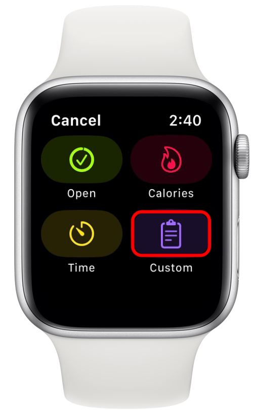 Tap custom apple watch fitness tips