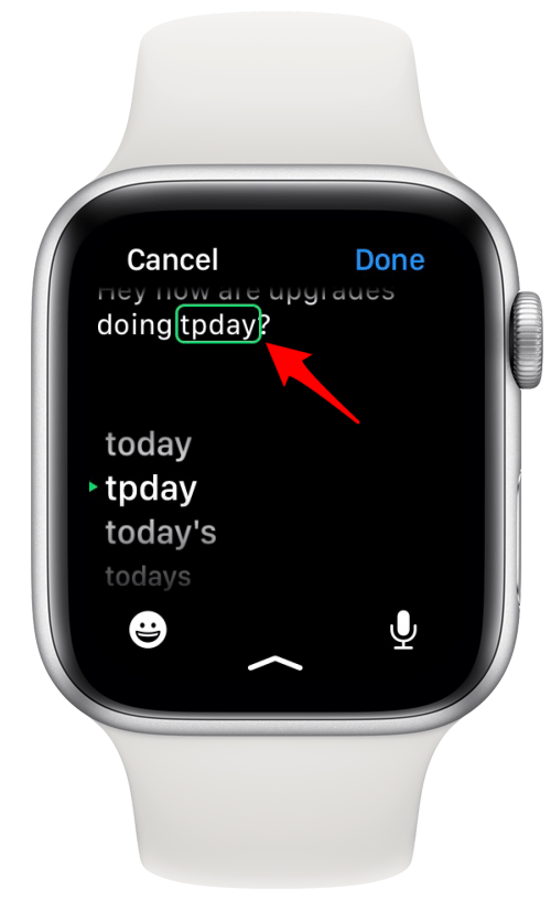 How to get keyboard on apple watch type faster watchos 9 