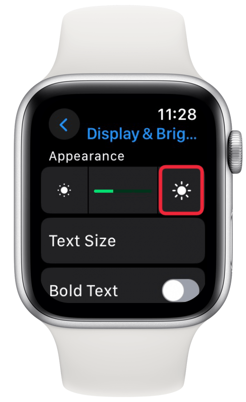 Apple watch series 4 brightness outlet
