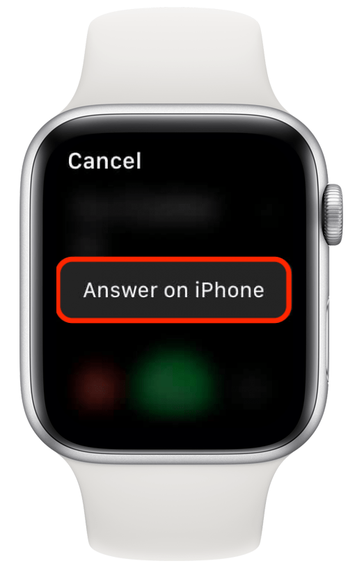 Transfer call from deals iphone to apple watch
