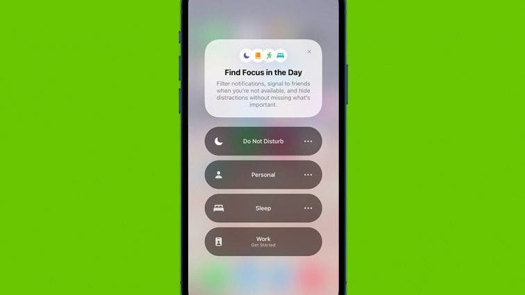 Focus mode iPhone