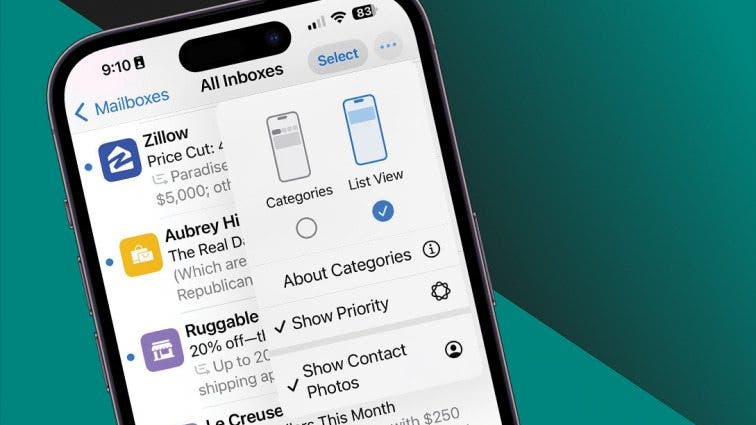 How to Revert iPhone iOS 18 Mail App Layout
