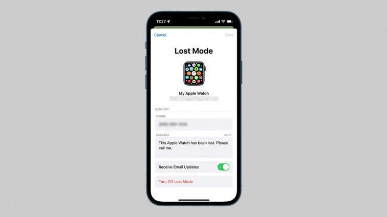 how to find lost apple watch 
