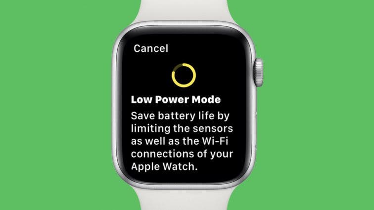 Low Power Mode on Apple Watch