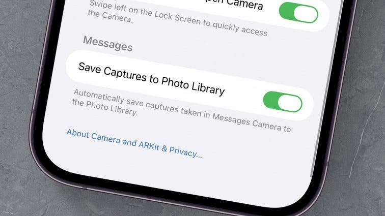 How to Save Photos Captured Via Messages Camera (or Not)