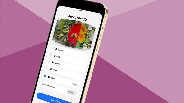 Use Album Photo Shuffle on iPhone Lock Screen
