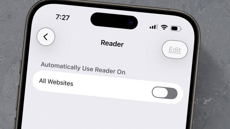 How to Disable Reader Mode in Safari for All Webpages