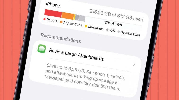 How to Review Large Attachments on iPhone & Bulk Delete Them