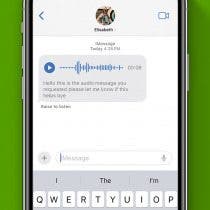View a Transcript of Audio Messages (iOS 17)