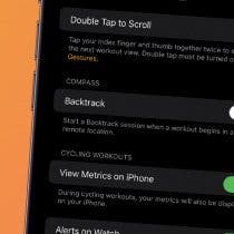 How to Turn Off Compass Backtrack on Apple Watch
