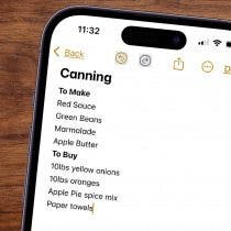 How to Use Collapsible Sections in the Notes App