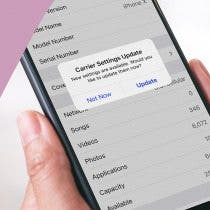 How to Manually Check for Carrier Settings Update on iPhone