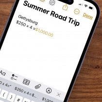 How to Use Apple Math Notes in the iPhone Notes App