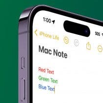 Can You Change Font Color in Notes on iPhone?
