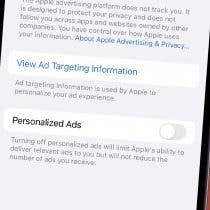 How to Disable Personalized Ads on the iPhone