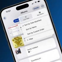 How to Rearrange & Organize Photo Albums on iPhone & iPad