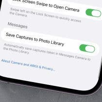 How to Save Photos Captured Via Messages Camera (or Not)