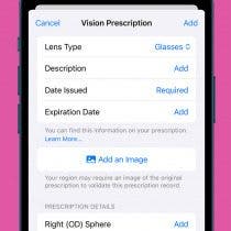Add Your Vision Prescription to the Health App (iOS 17)