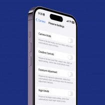 Preserve Camera Settings on Your iPhone