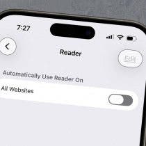 How to Disable Reader Mode in Safari for All Webpages
