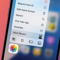 Open Your Most Recent Photo with a Single Tap