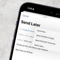 How to Schedule an Email on iPhone