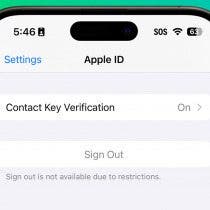How to Fix Sign Out Is Not Available Due to Restrictions