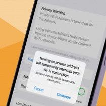 Wi-Fi Privacy Warning on an iPhone: What It Means & What to Do