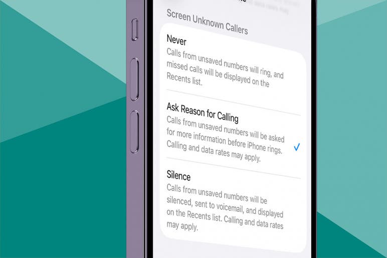 How to Silence Unknown Callers without Blocking Them