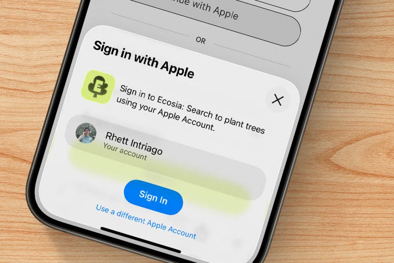 Securely Sign In Using Your Apple Account