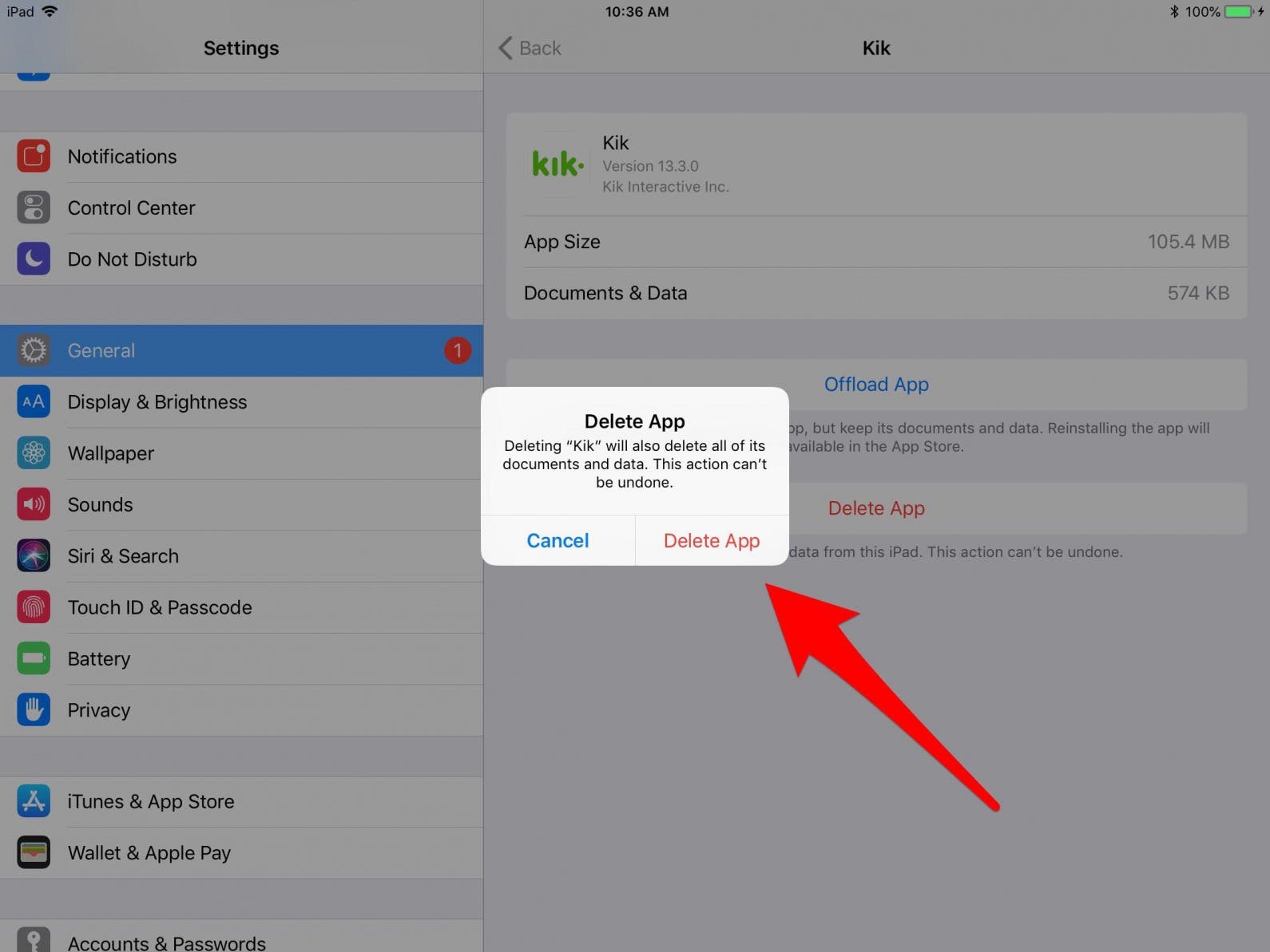 Delete remove uninstall how to get rid of apps on the ipad