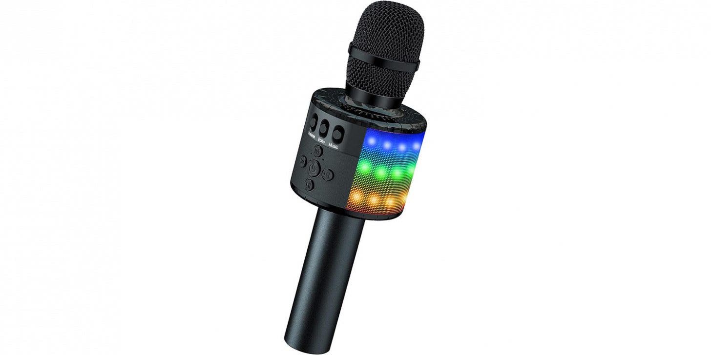 Bonaok Q78 Karaoke Microphone ($28.99)