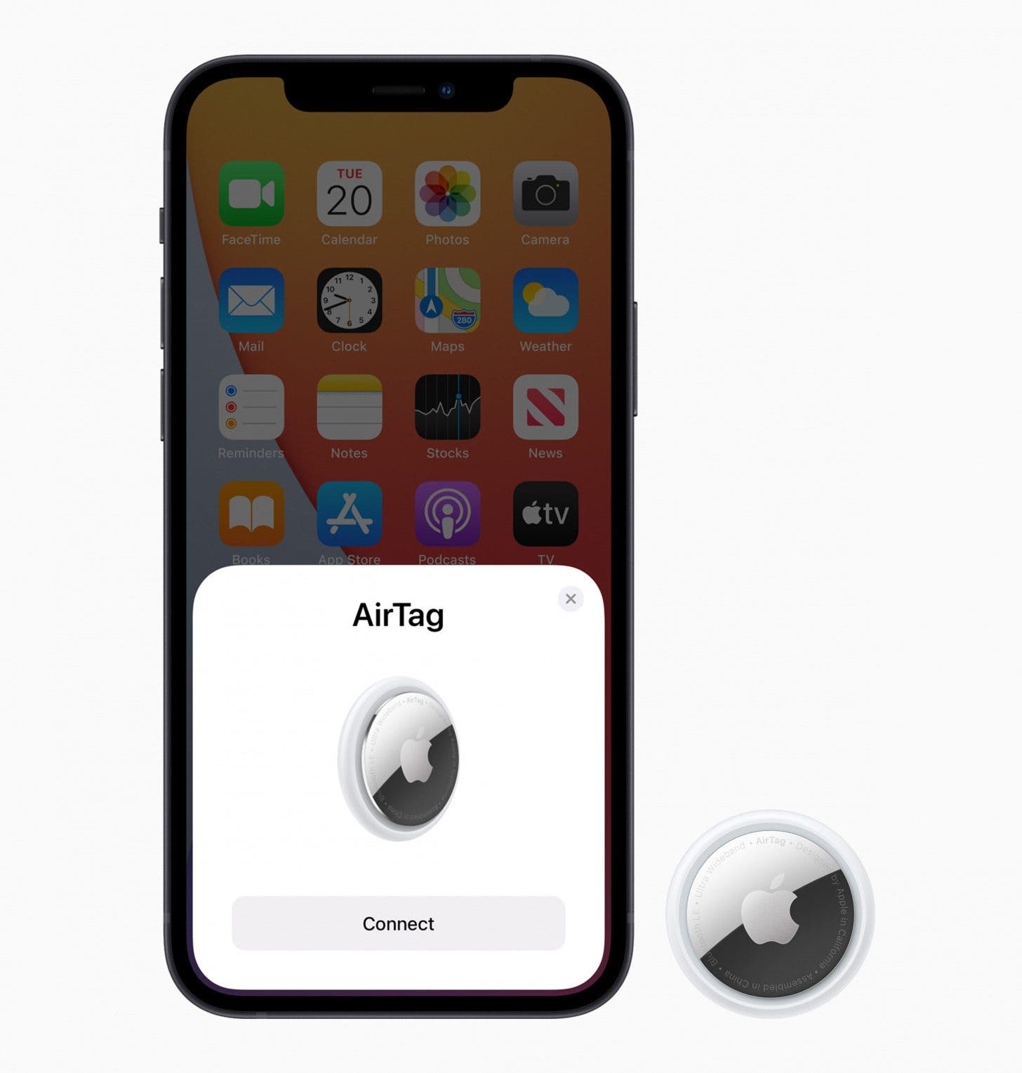 Connect iPhone to Apple Airtag