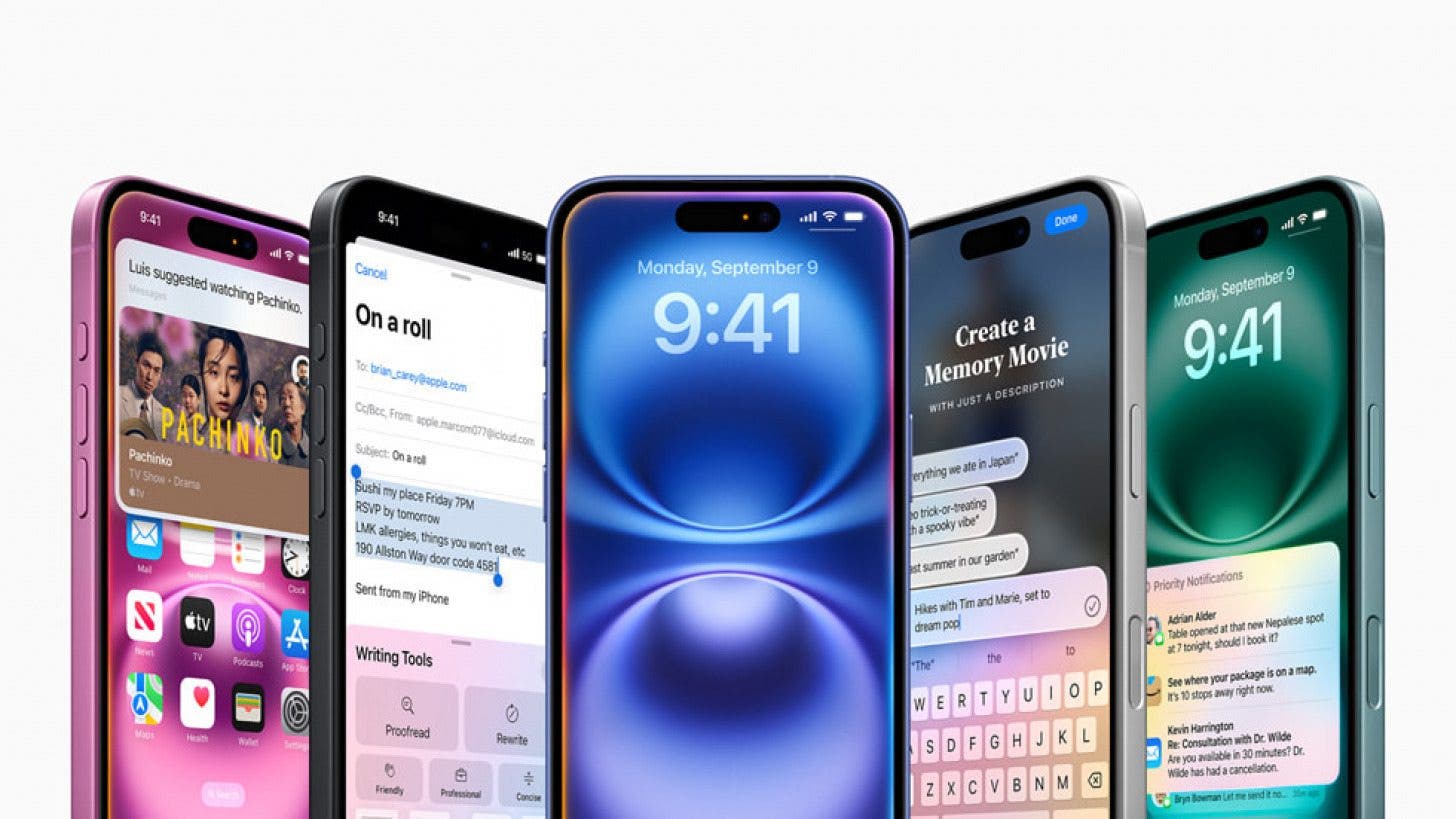 apple intelligence iphone 16 and iphone 16 plus