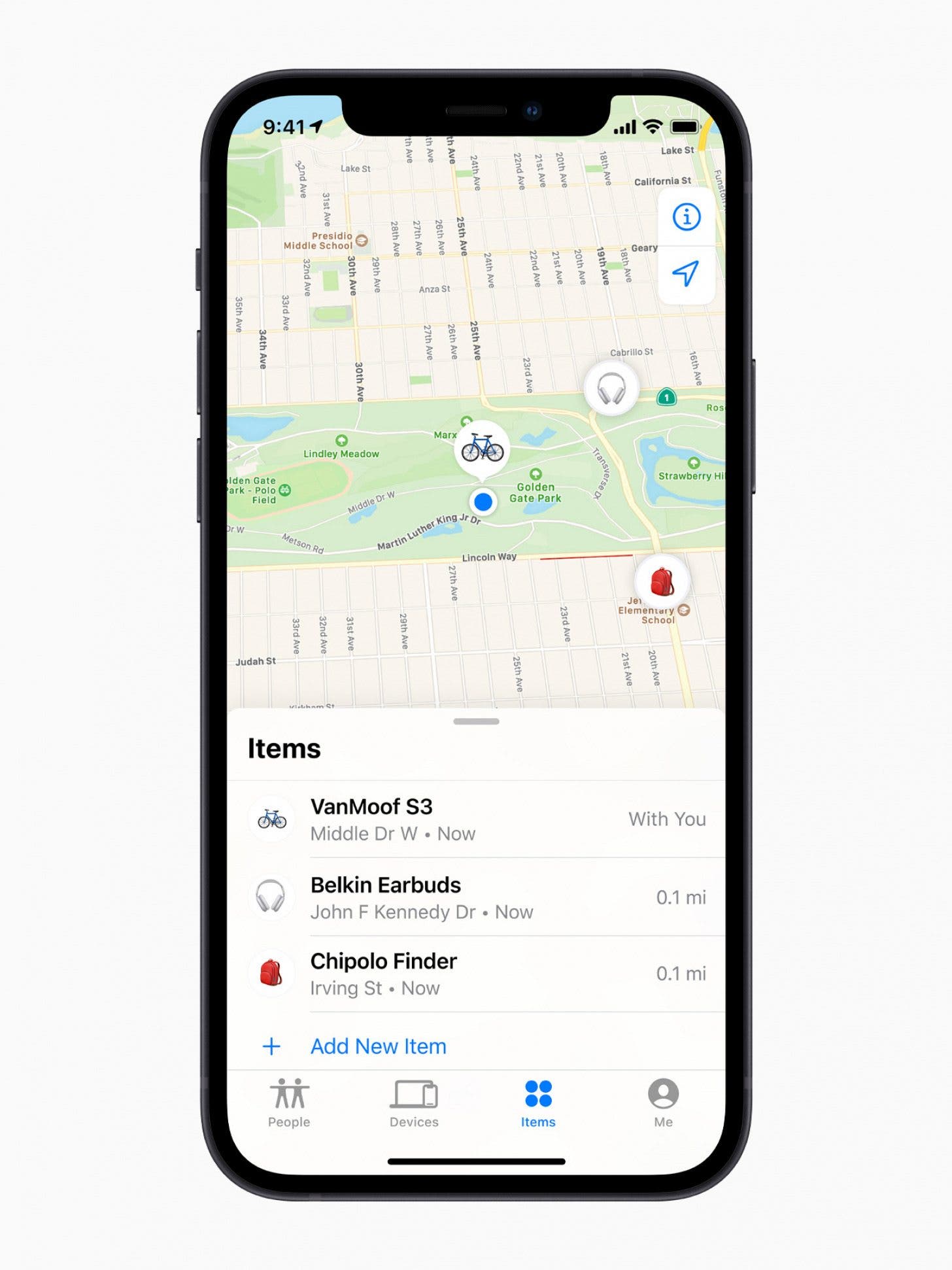 Track multiple items with Airtag