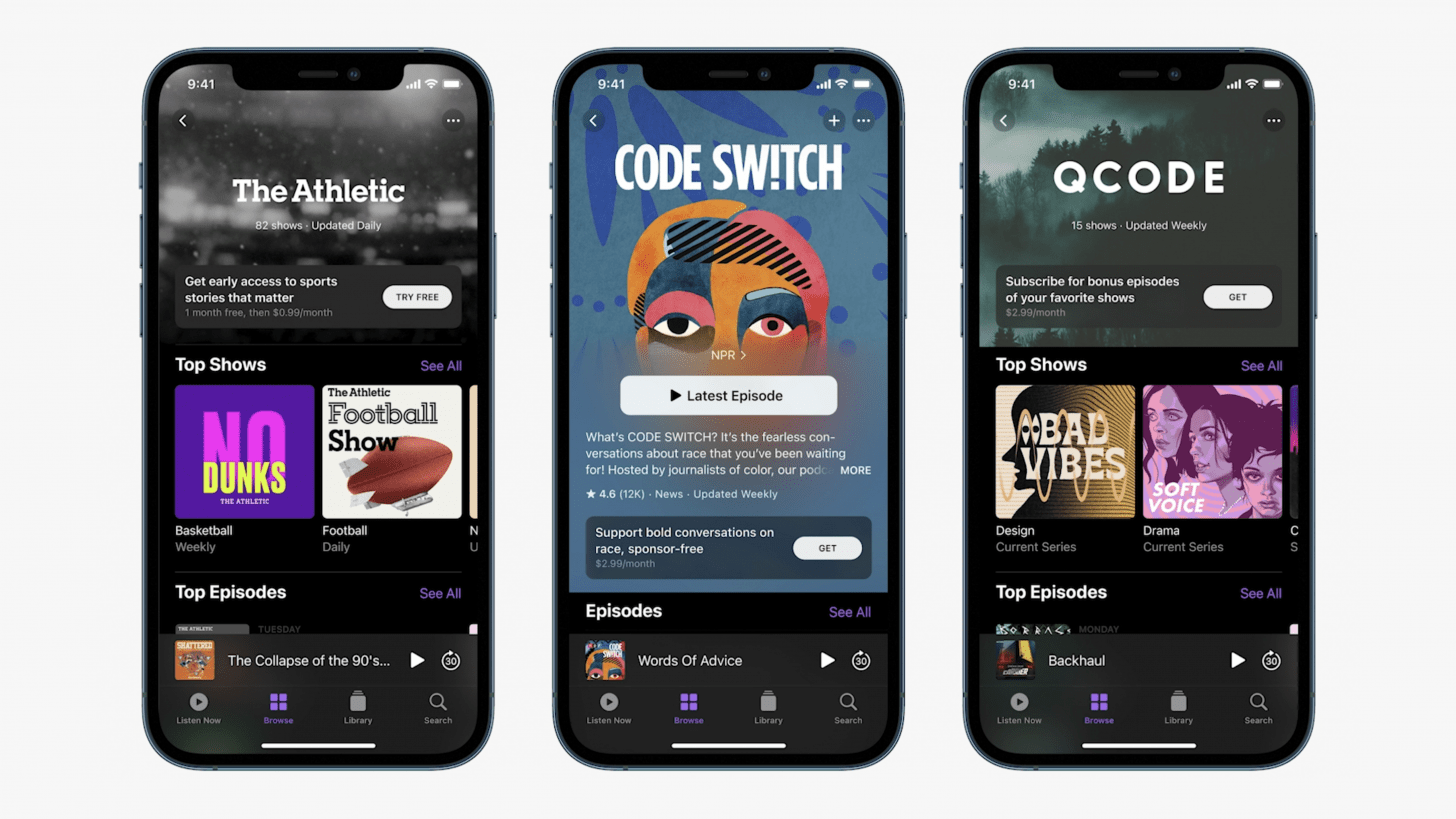 Apple Podcasts Subscriptions