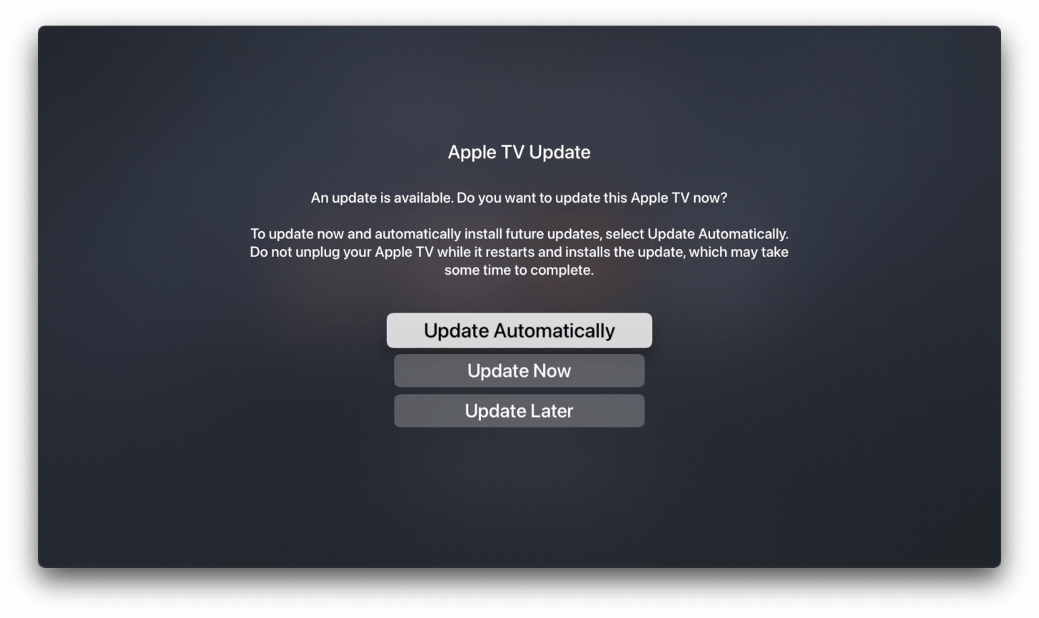 How to Update Apple TV