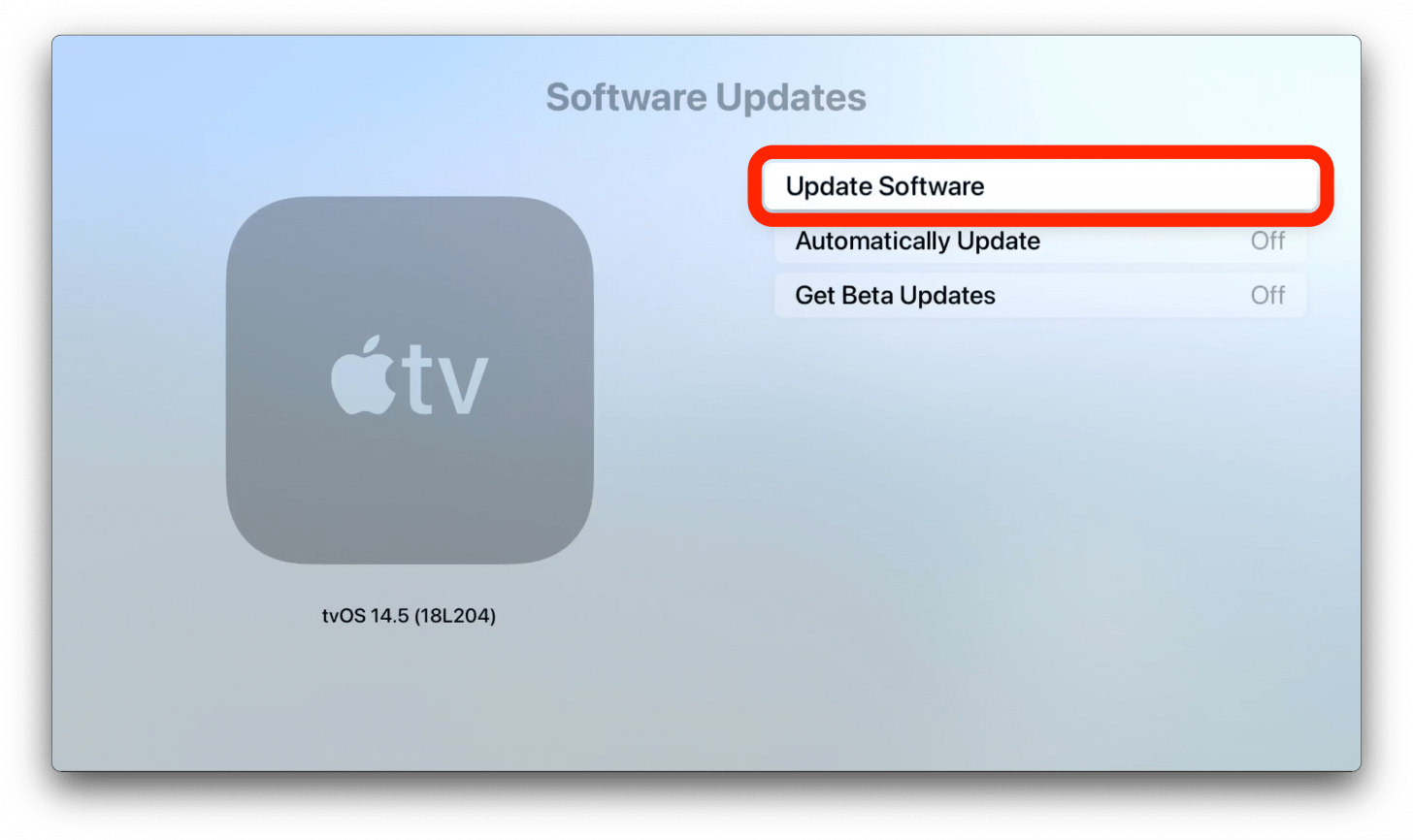 How to Update Apple TV