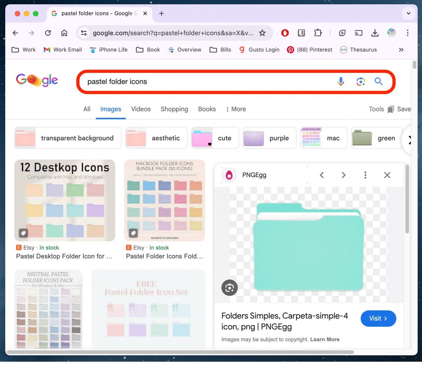 how to change the color of a folder on mac