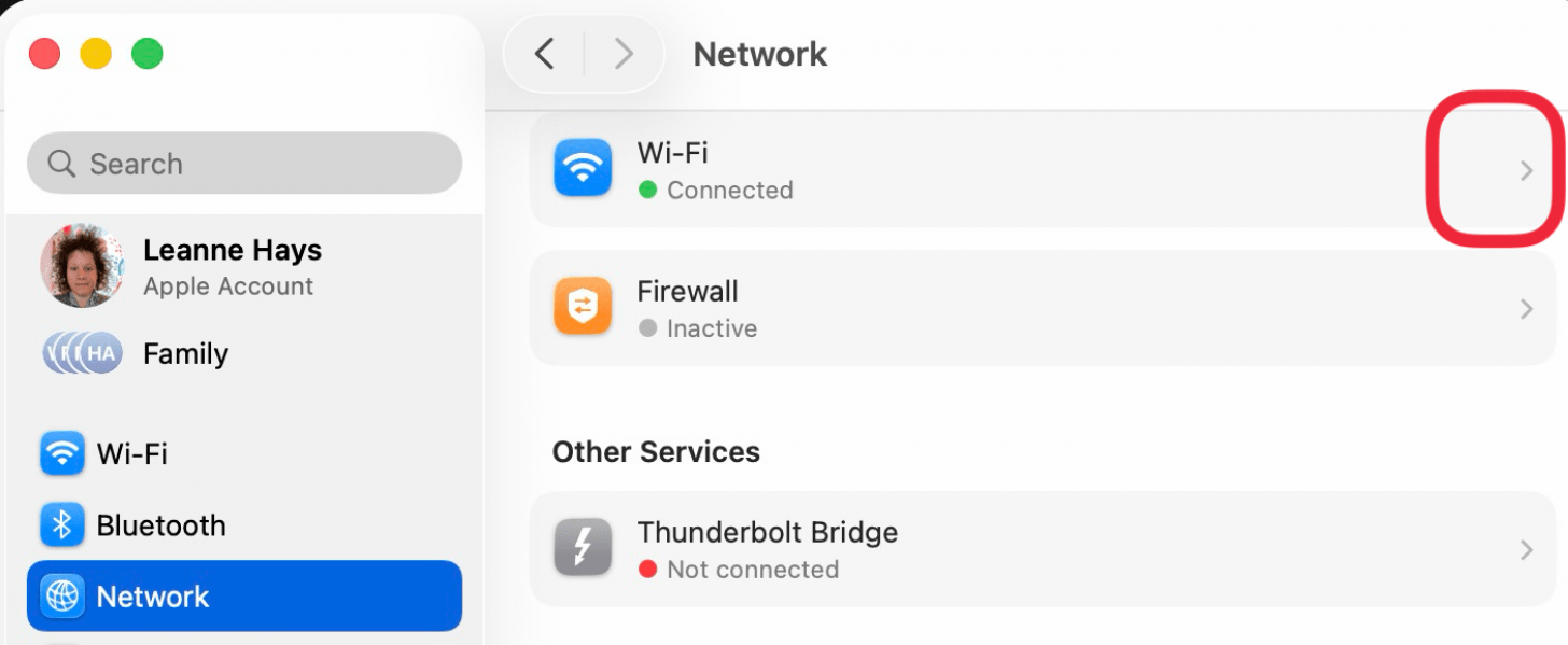 click caret next to wifi click caret next to wifi