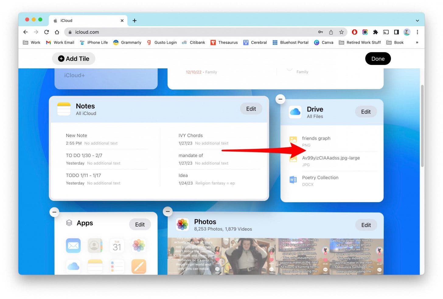 How to Customize Apple's New iCloud Website | www.iphonelife.com