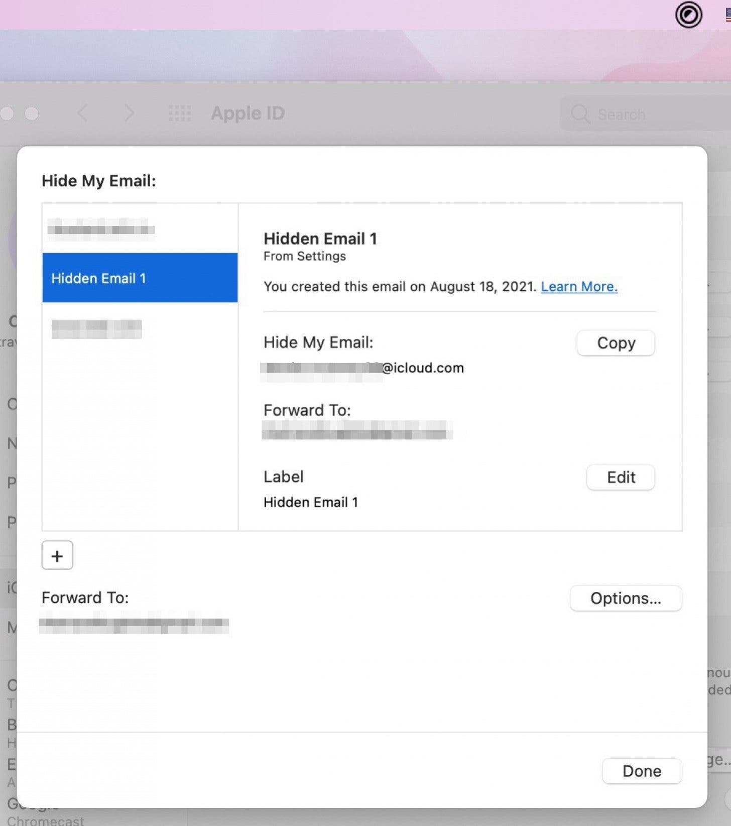 how do i find hidden email accounts on iphone