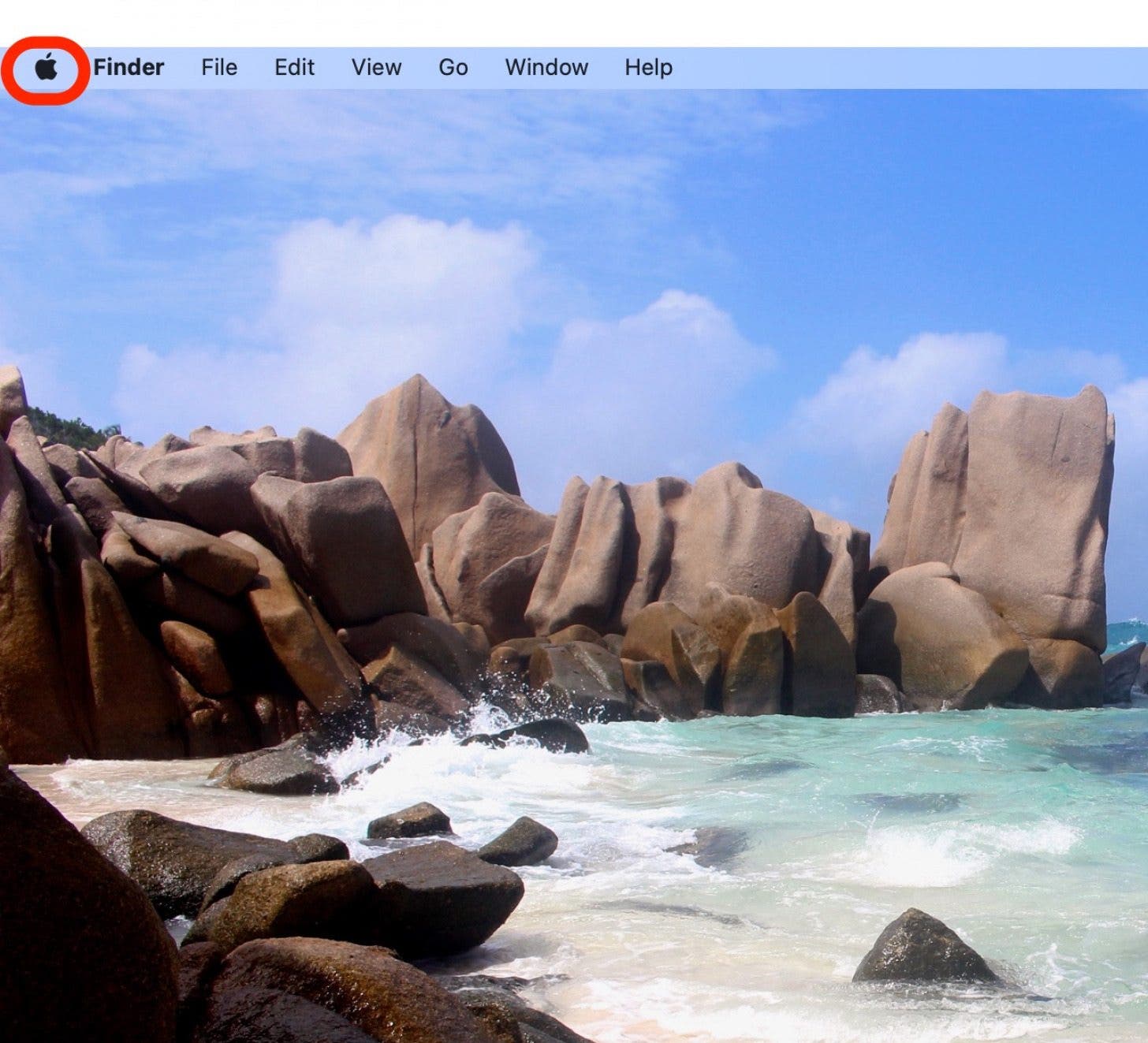 How to Use Mac Hot Corners Step 1 - Apple Menu
