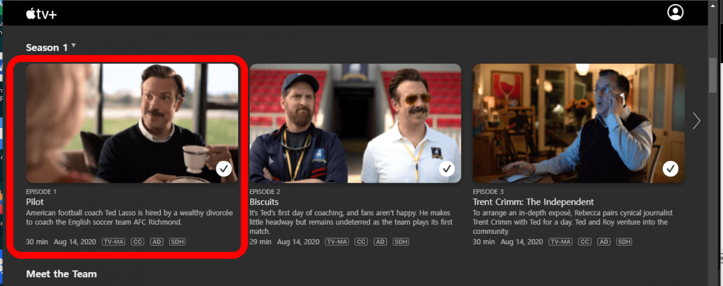 how to watch ted lasso - select episode