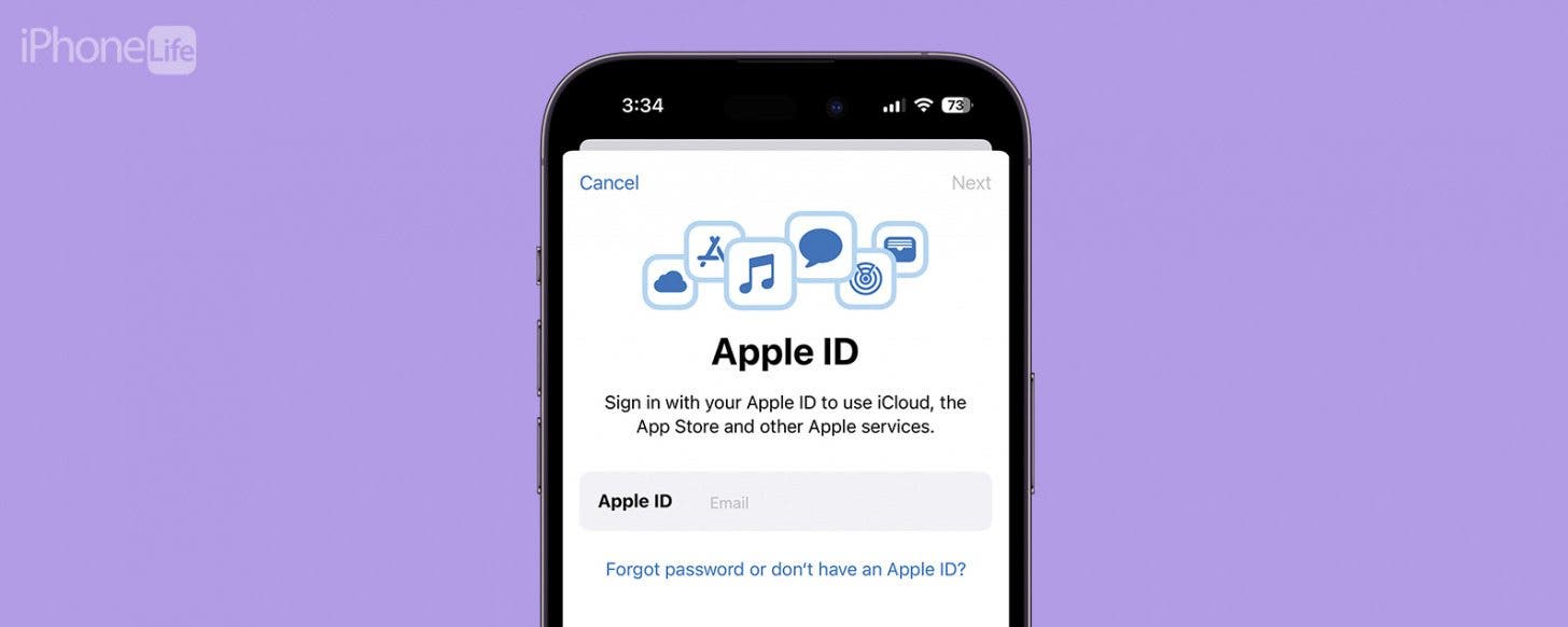 iCloud, Find My, Apple ID