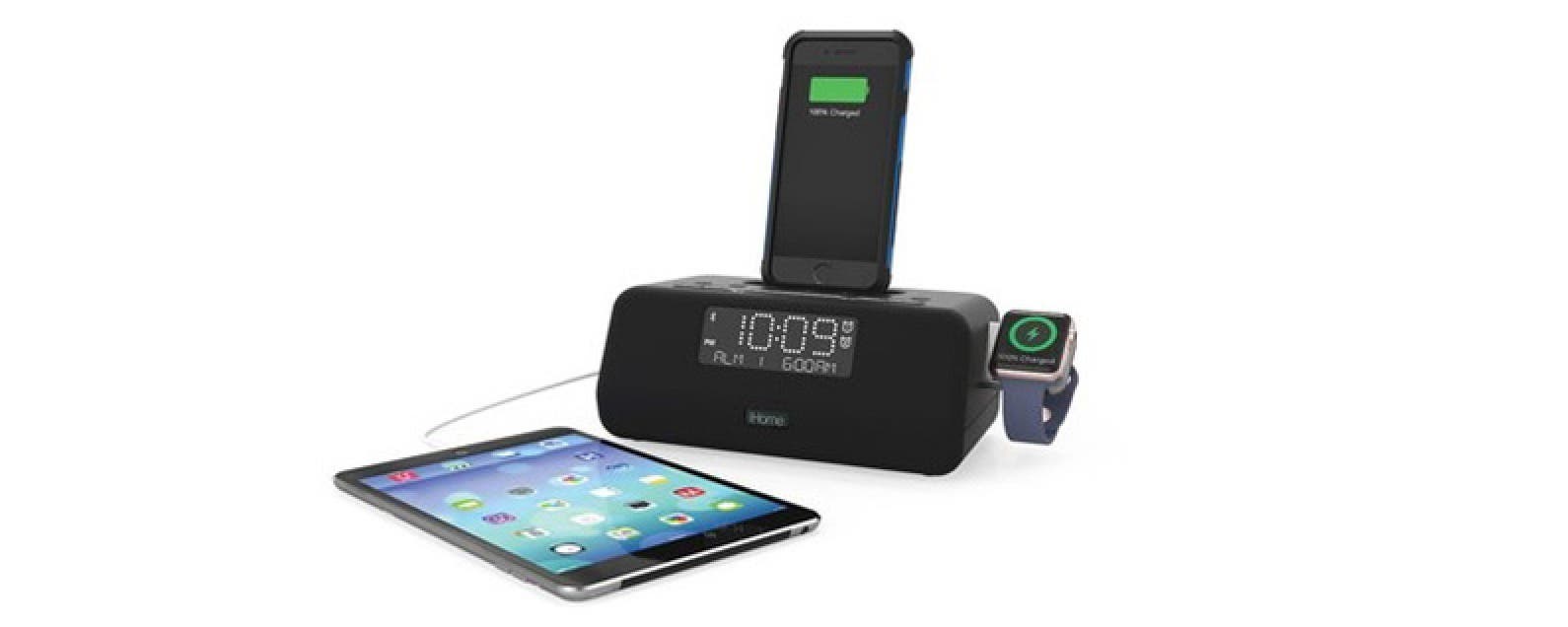 iHome's Clock Radio Doubles as a Dual iPhone and Apple Watch Charging Dock